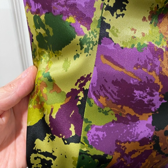 NWT women’s Jones New York dress, floral satin, size 10, pretty. Cocktail - Picture 9 of 13